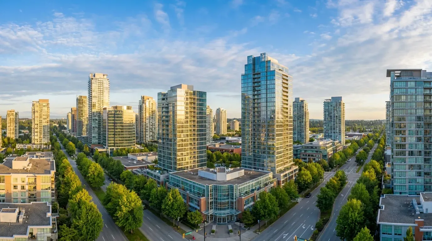 Surrey, British Columbia on a sunny day